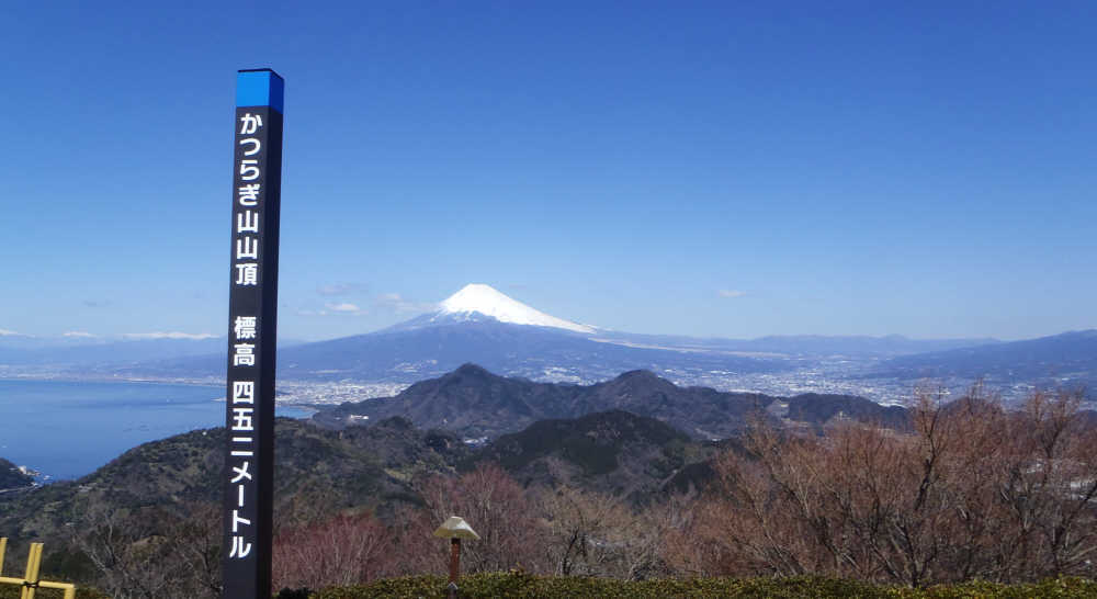 葛城山山頂、標高452m