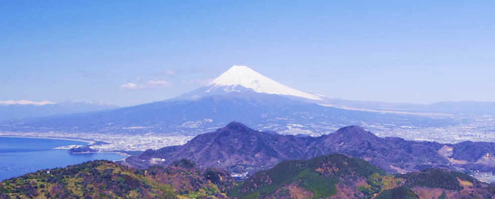 葛城山山頂からの富士山