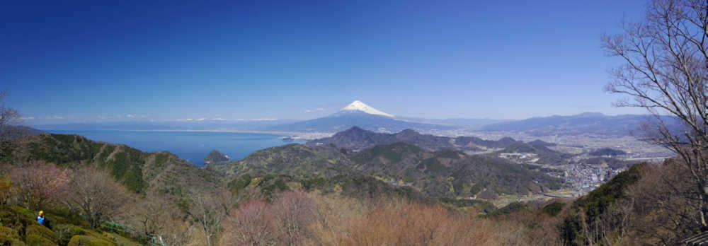 葛城山からの富士山がいる大展望 1