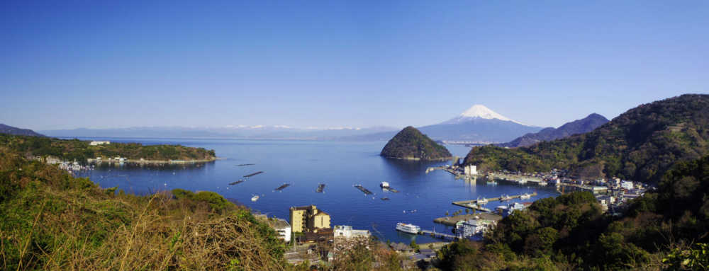 発端丈山見晴台からの富士山がいる大展望