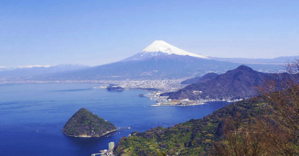 発端丈山展望台からの富士山