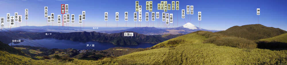 富士山と達磨山