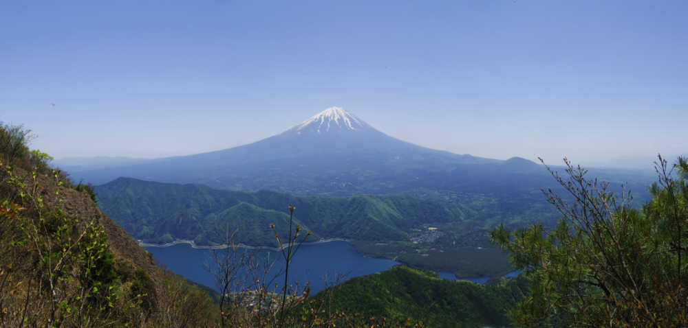 富士山と西湖